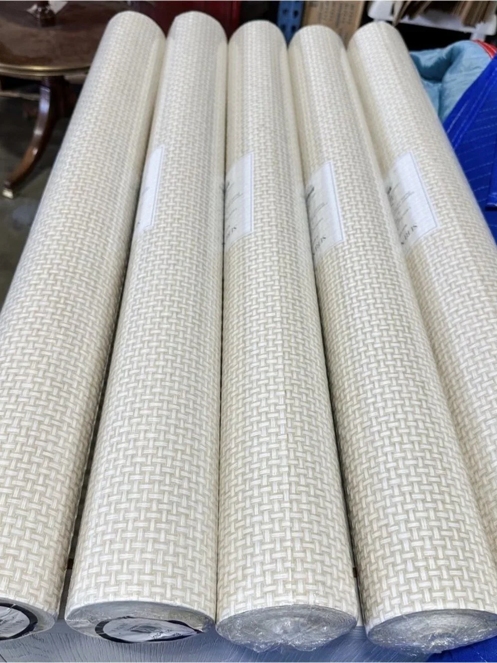 NEW Serena & Lily Laguna Paperweave Wallcovering-Sand Beige